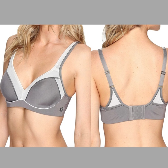 NWT Natori [ 30G ]‎ Zen Contour Convertible Sport Bra in Grey - Picture 1 of 12